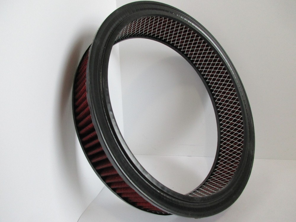 10" "RED" WASHABLE AIR CLEANER ELEMENT REUSABLE #7136RD