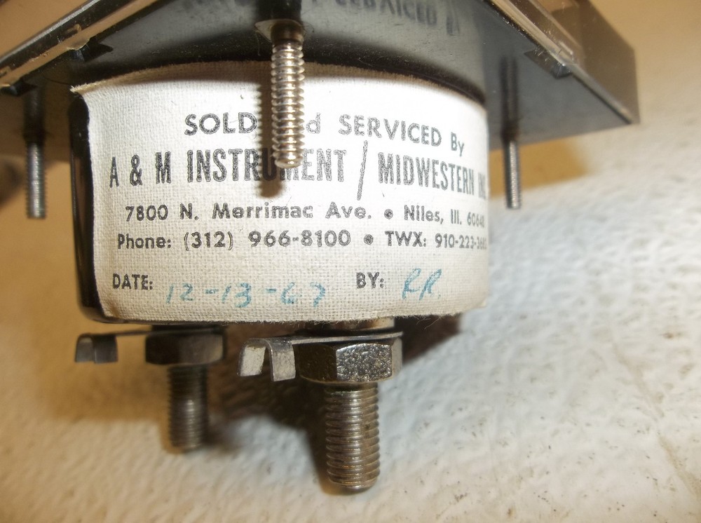 DuKane Honeywell VU Meter