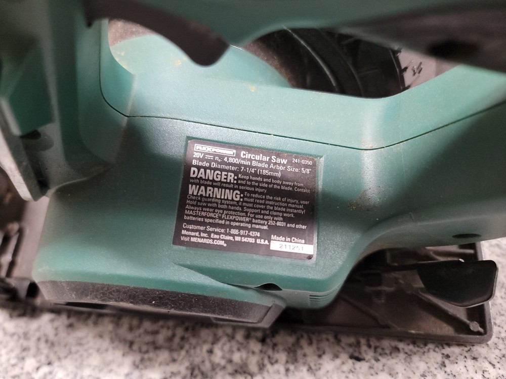 Masterforce FlexPower 20-Volt Cordless 4-Tool Combo Kit