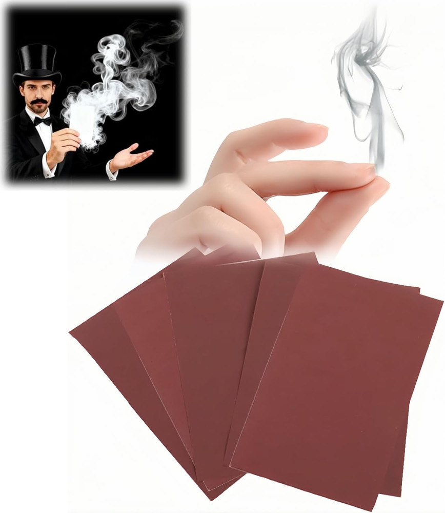 10Pcs Finger Smoke Magic Trick,Magic Prop Tool Ultimate Magic Kit Cool Close-Up