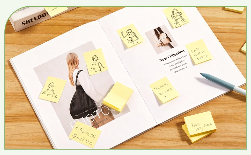 Stiy Notes in, Classic Yellow Post Self Sti Pad Its, Clean Removal