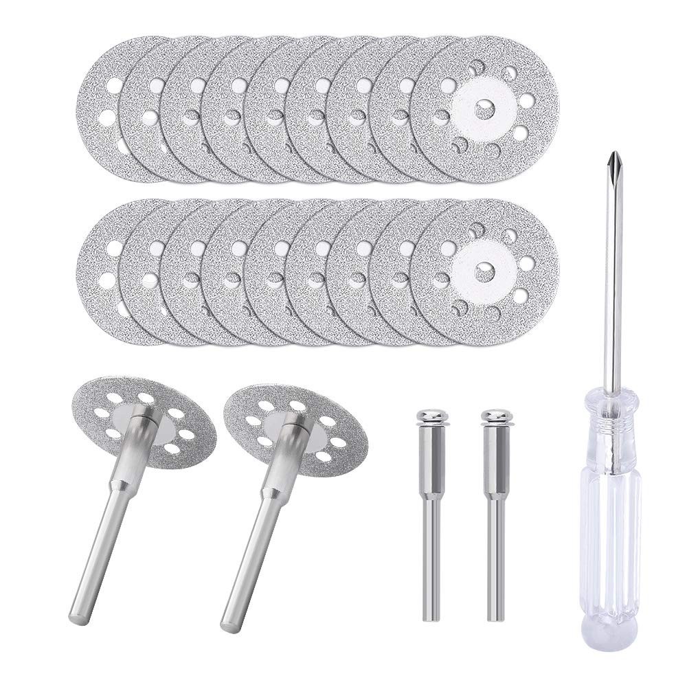 High-Quality 20pc Diamond Cutting Wheel Set 22mm for Versatile Material Cutting