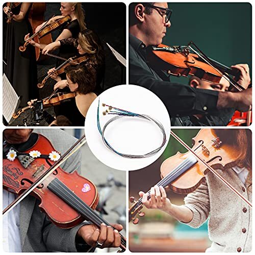 4/4 Violin String Replacement Set GDAE for Violin Instruments, 16 Pcs