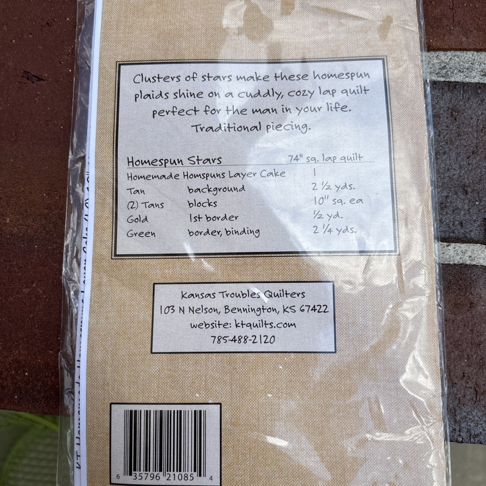 Homespun Stars Layer Cake Friendly Quilt Pattern