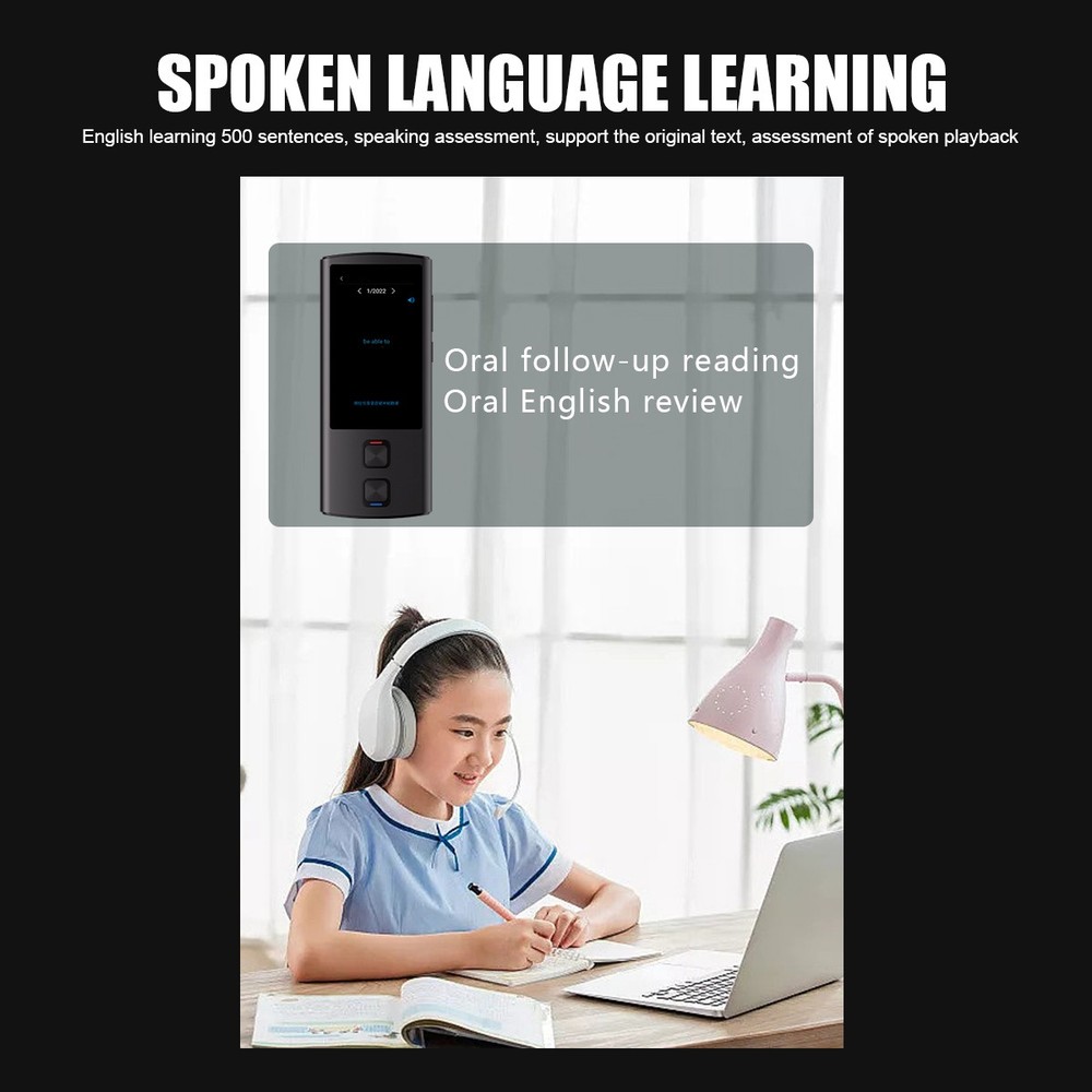 138 Language Offline Smart Translator Voice Wifi Translation Bluetooth + Camera/