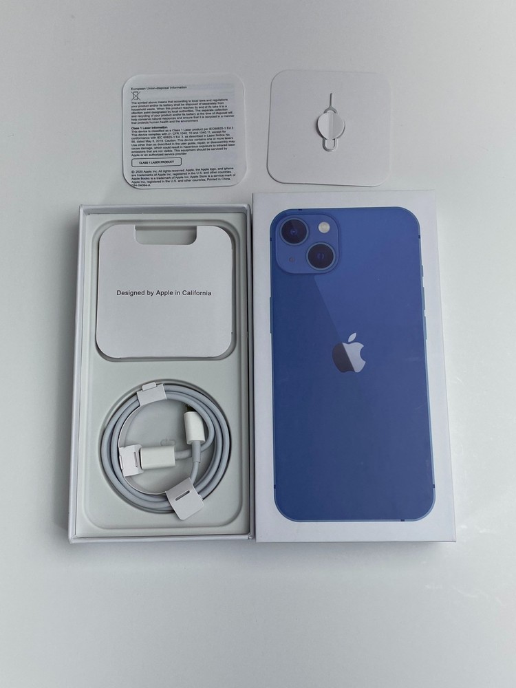 Box for Apple iPhone 13 Blue! NEW!