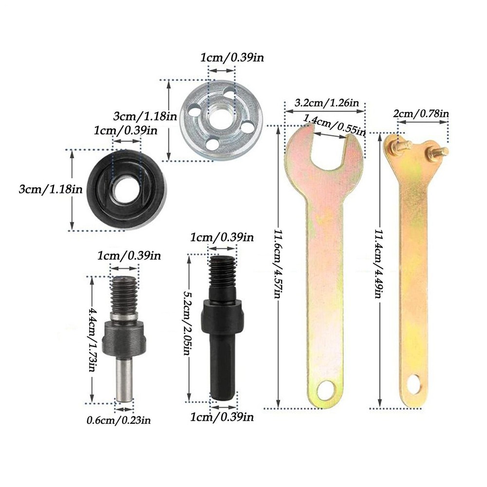 Angle Grinder Adapter For Drill Connecting With Wrench Angle Grinder