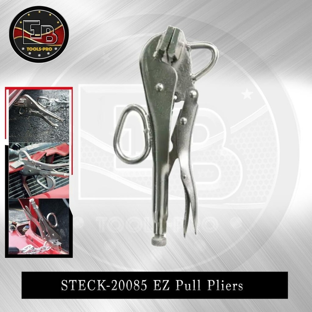 Steck-20085 EZ Pull Pliers for Pulling Auto Body Stud Pins and Flanges