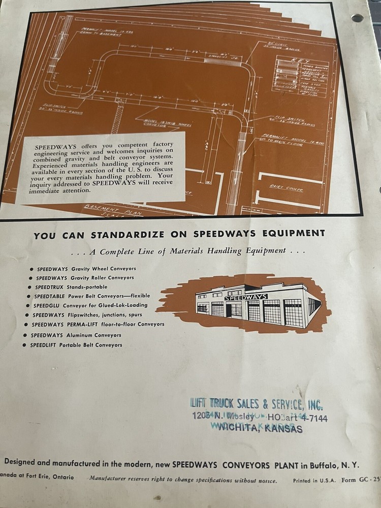 Speedways Conveyors Equipment Catalog