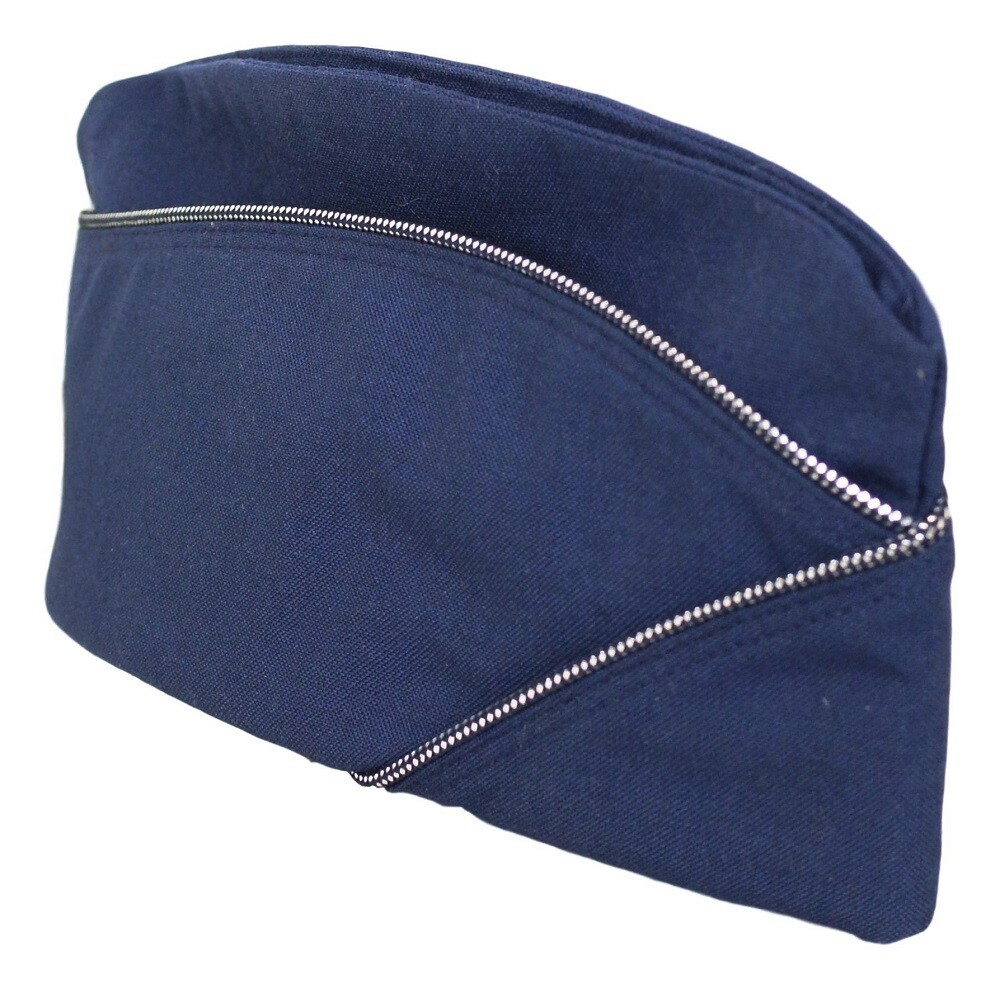 GI US Air Force Man's Poly Wool Garrison Cap Blue Size 6-7/8