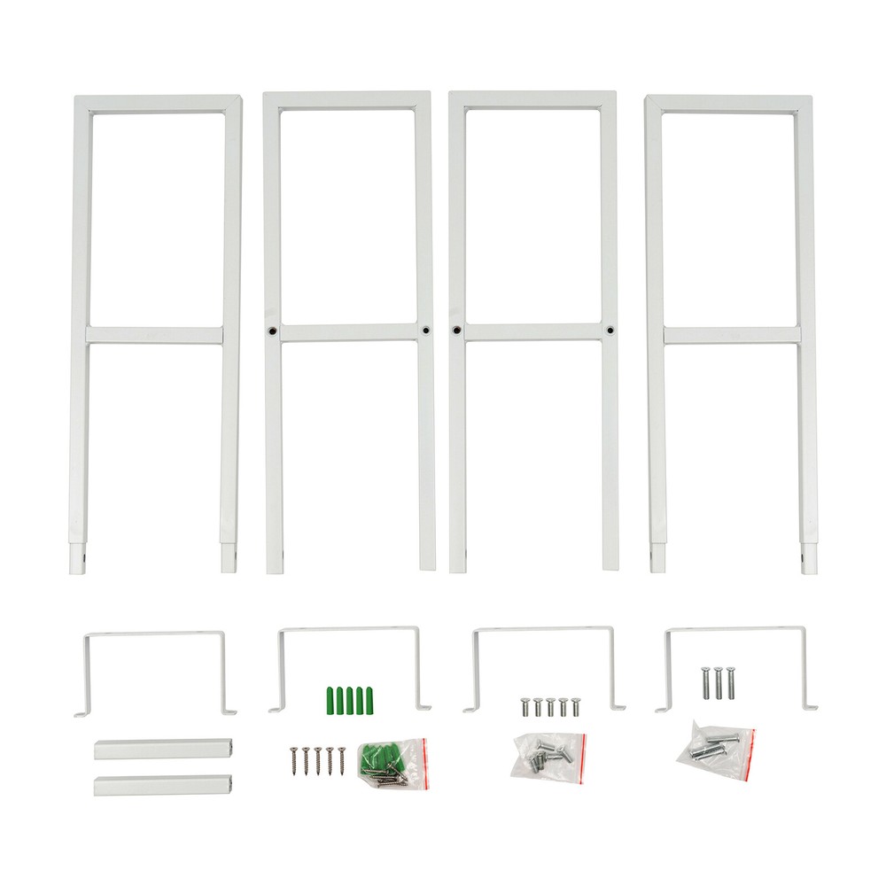34 In Rectangle Iron Media Storage Rack Cd Dvd Organizer Stand With Storage Box