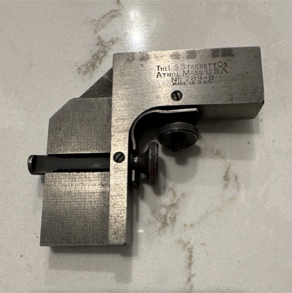 Starrett 289-B Angle Block Steel Rectangular Industrial Block