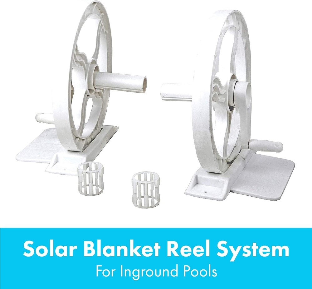 Solar Blanket Reel System for Inground Pools – Smooth Rollers, Hardware Inclu...