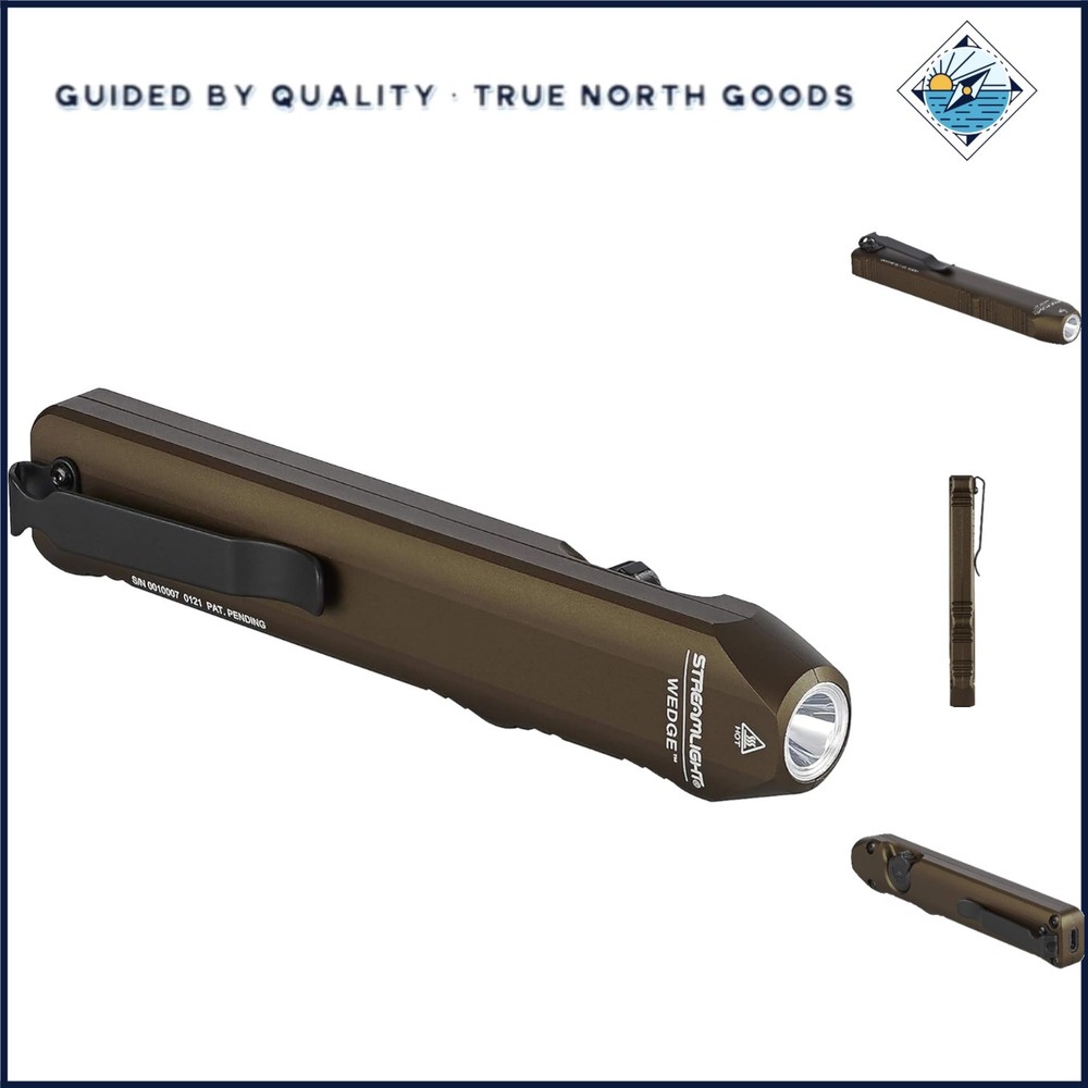 Rechargeable Everyday Carry Flashlight with Adjustable Light Modes & USB-C Cable