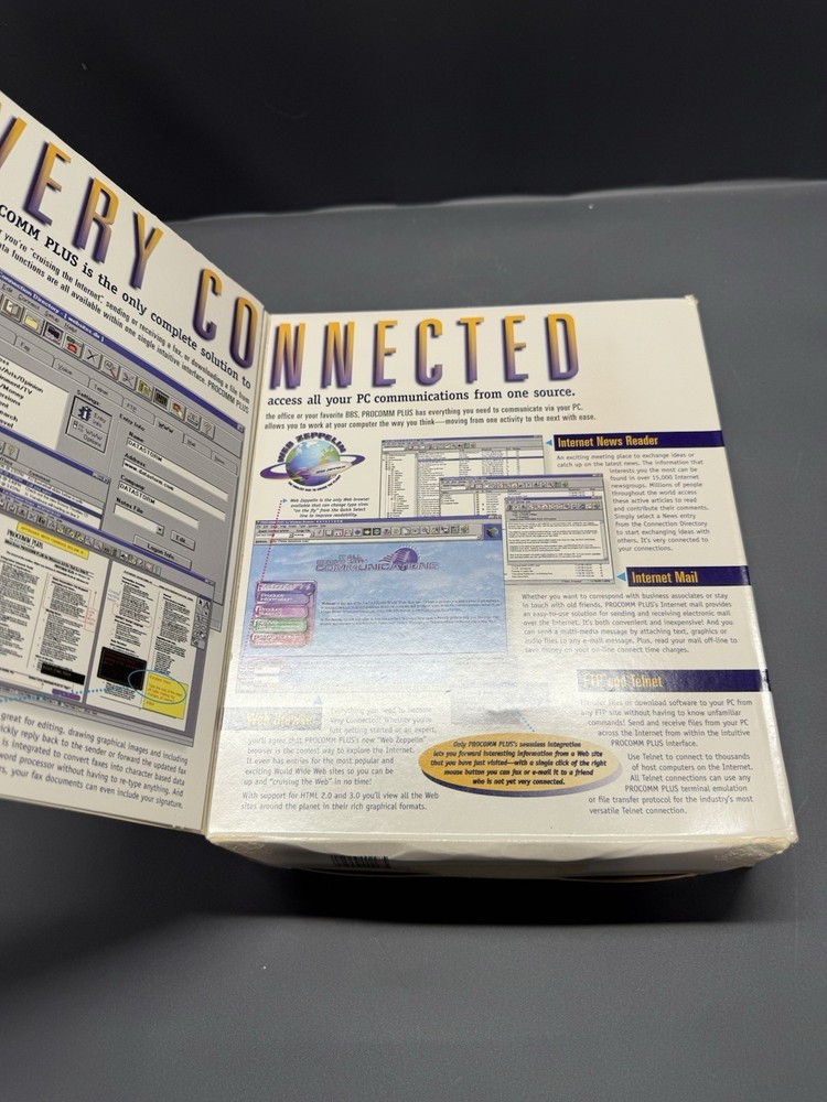 Procomm Plus 3.0 Very Connected User Guide Installation CD Data Storm