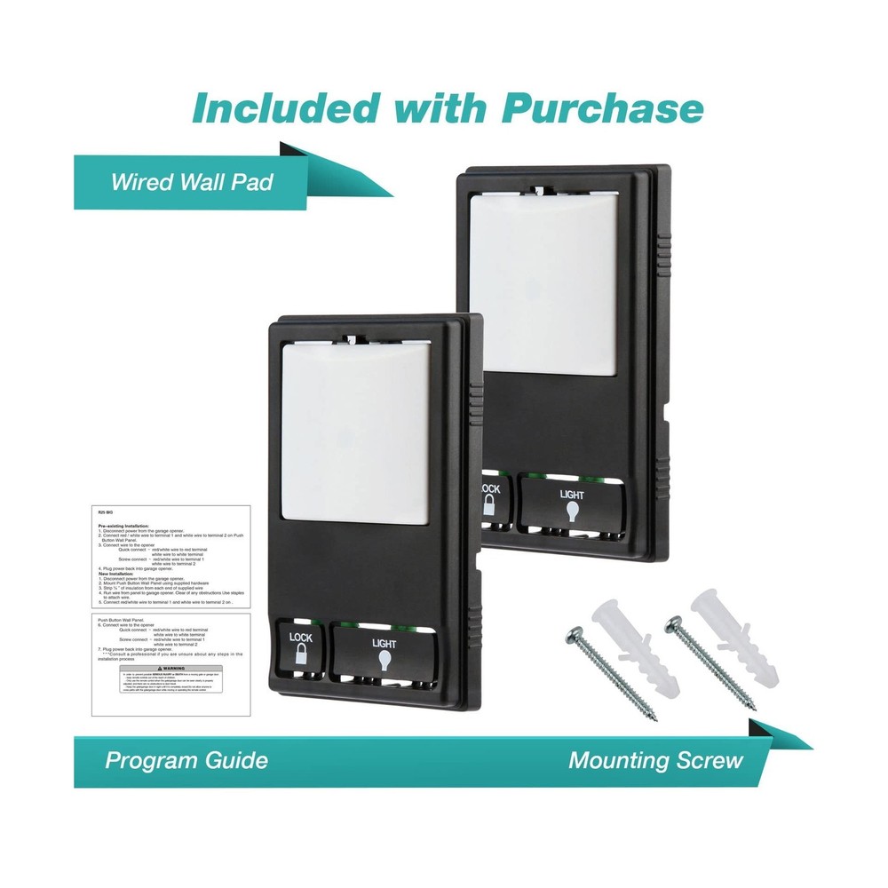 2 Multi-Function Wall Keypad Control Panels for LiftMaster 41A5273-... Fast Ship