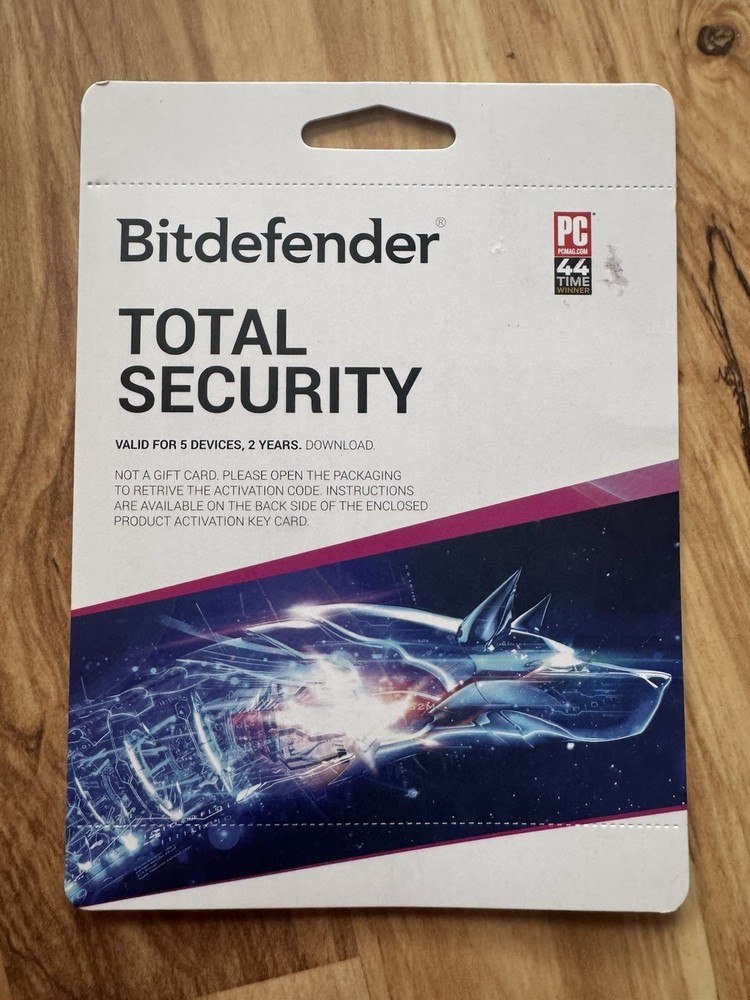 Bitdefender Total Security 2025 (5 Devices, 2 Years) Activation Code - New