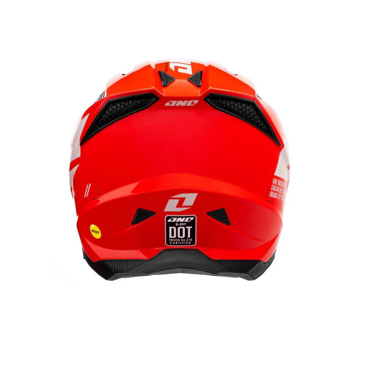 One Industries X297 Focus Electric/Red Helmet Medium