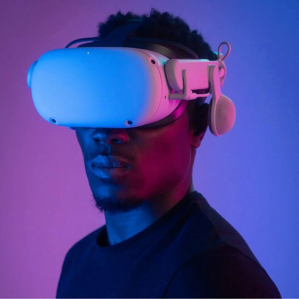 Oculus - Logitech Chorus Off-Ear Integrated Audio for Meta Quest 2 - White