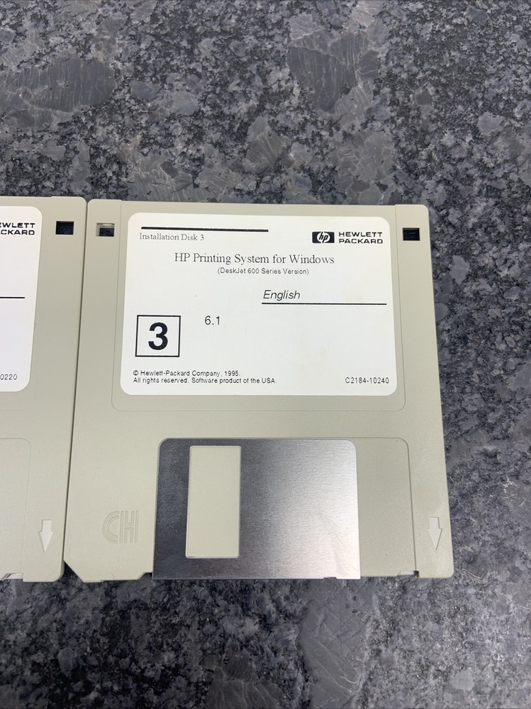 HP Printing System For Windows 3 Disk Set