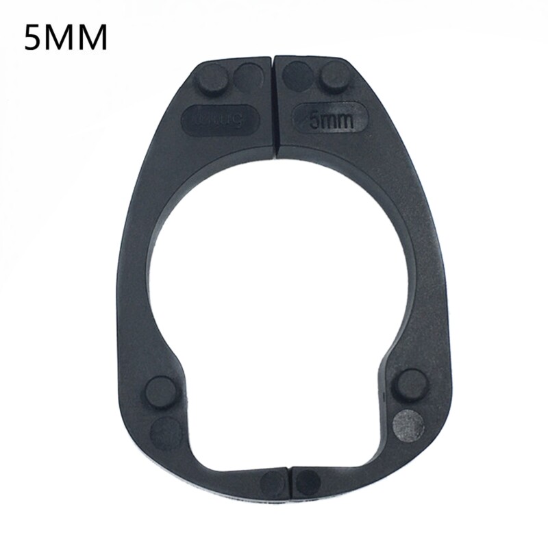6Pcs/set Headset Stem Spacer Set Black Bike Handlebar Stem Spacers Threadless