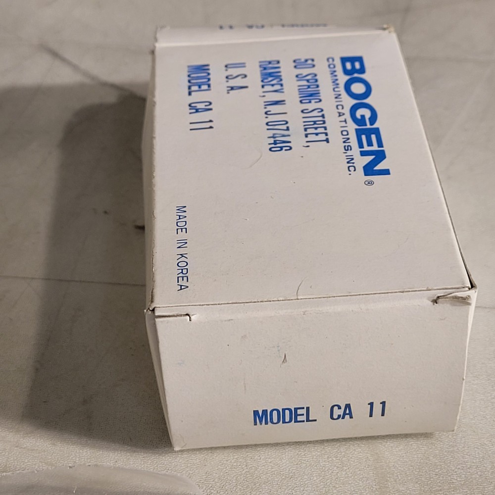 Bogen CA-11 Call Privacy Switch Press To Intercom Switch Electronic Rocker Plate