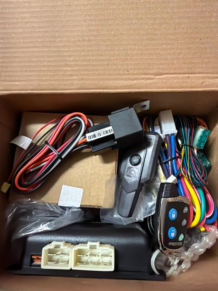 Prestige Remote Start Alarm LCD Security + Car Touchscreen Stereo Upgrade Bundle