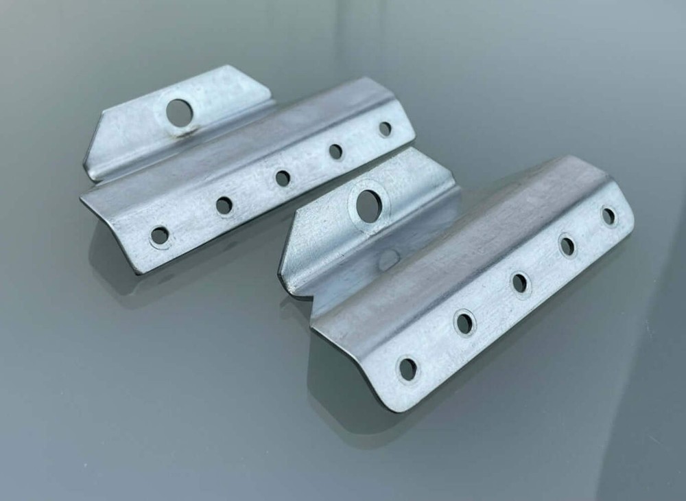 Code 3 Gutter Hook Clamp Strap Mount - Set Of Two (2)