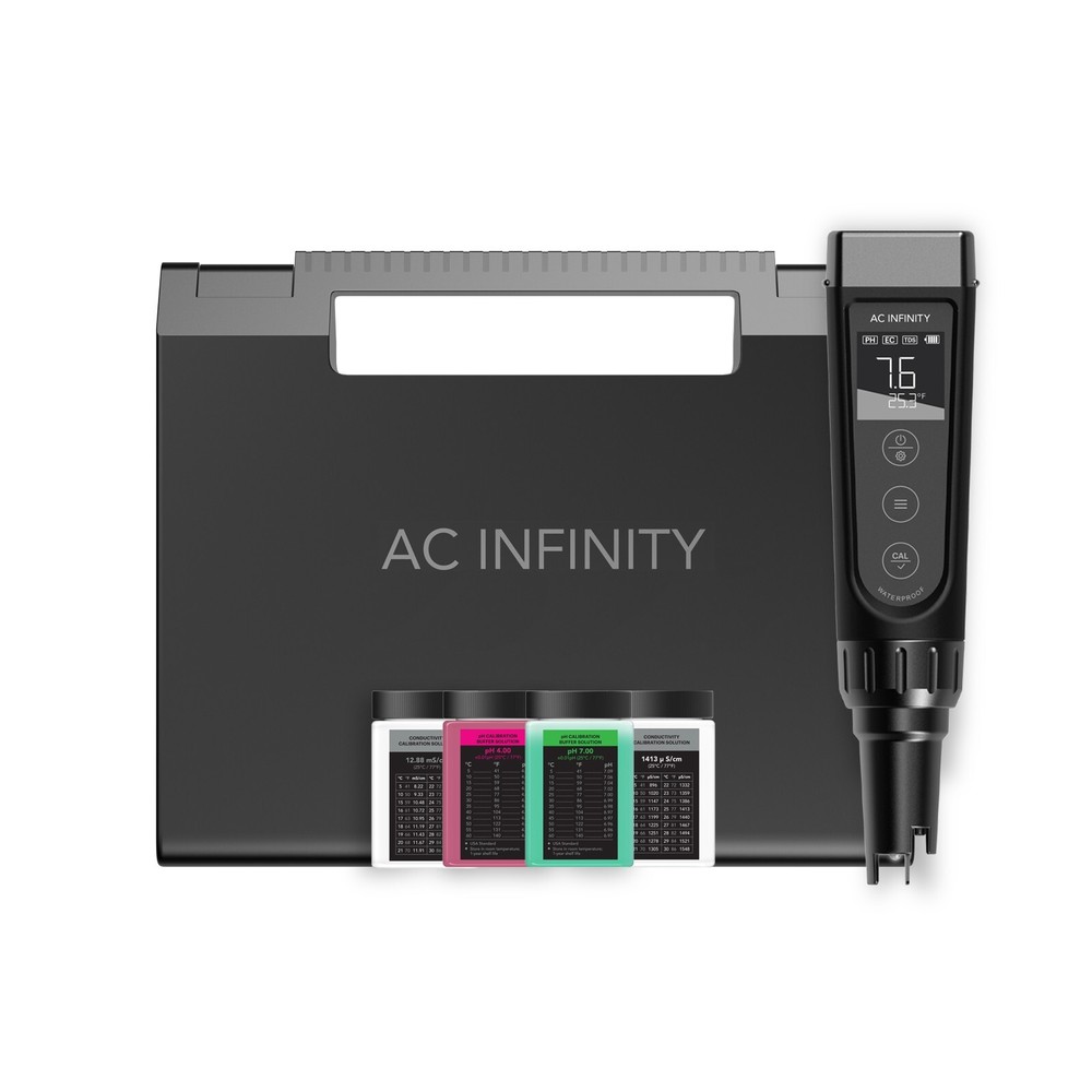 Hydroponic Meter PRO Kit, pH Pen with ±0.01 Accuracy & Interchangeable Probe