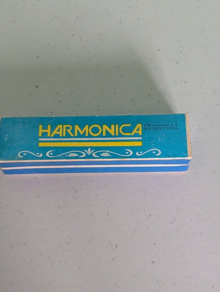 Harmonica with Box Golden Butterfly