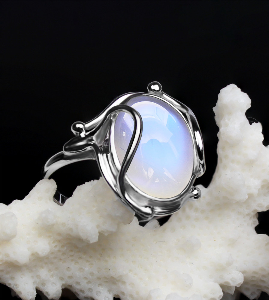925 Silver Oval 12×16 mm Bezel Ring Blank – Cabochon Setting Base