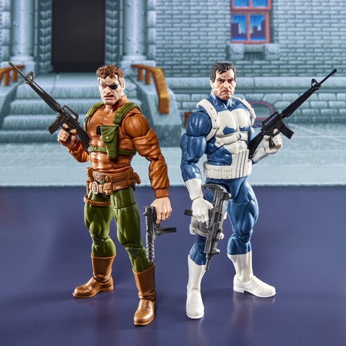 Hasbro Collectibles - Gamerverse - Marvel Legends - Punisher & Nick Fury Action