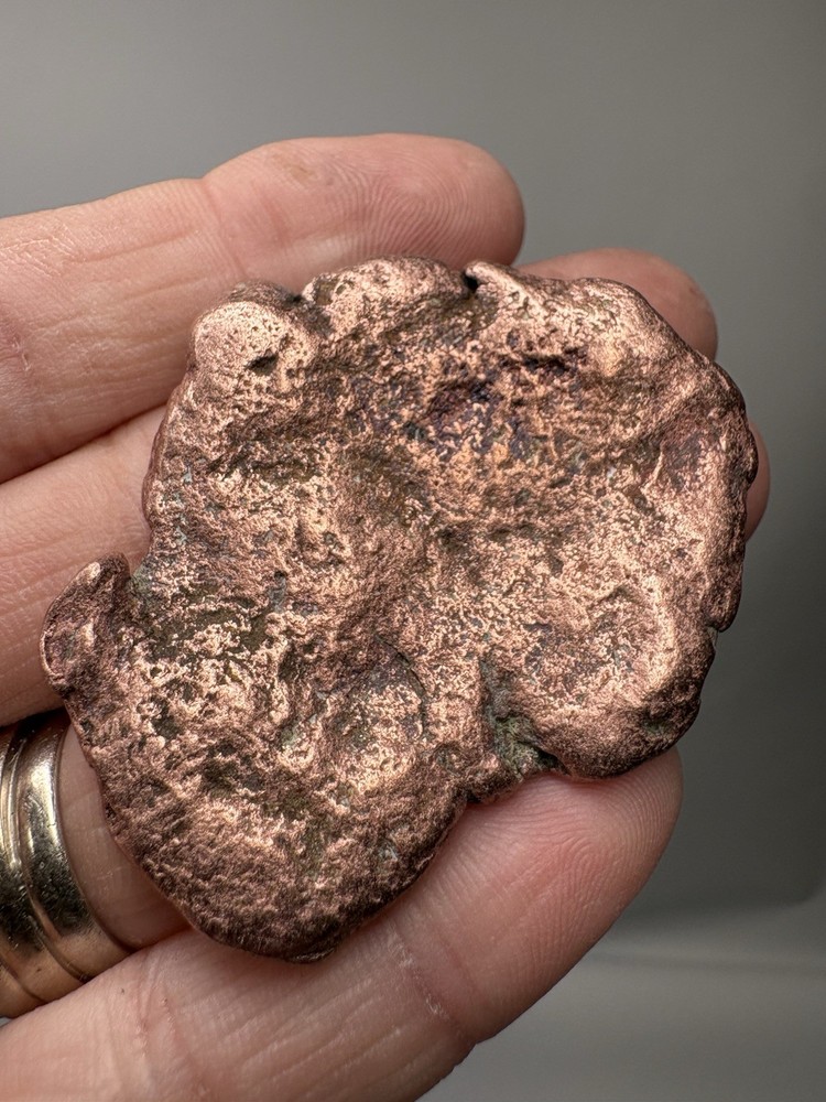 Pure Native Michigan Solid Copper Nugget Specimen Keweenaw Peninsula Jewelry