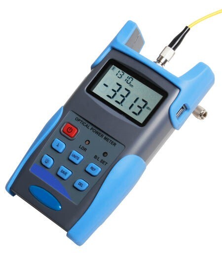 Handheld Optical Fiber Tester Power Adjustable Light Source with -5 ~ -12dBm