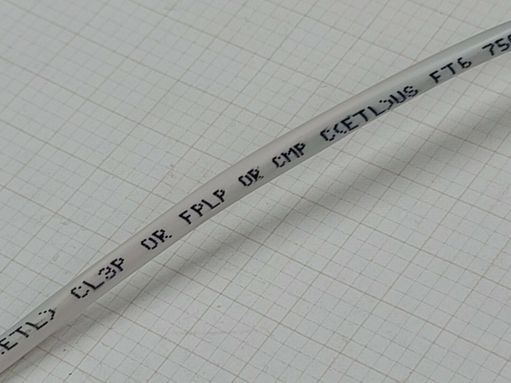 Honeywell Genesis 3109 22/12C Stranded Security/Control Cable Plenum White /50ft