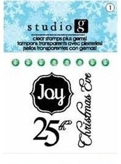 Studio G Christmas 2011 Stamp + Gems - 25TH