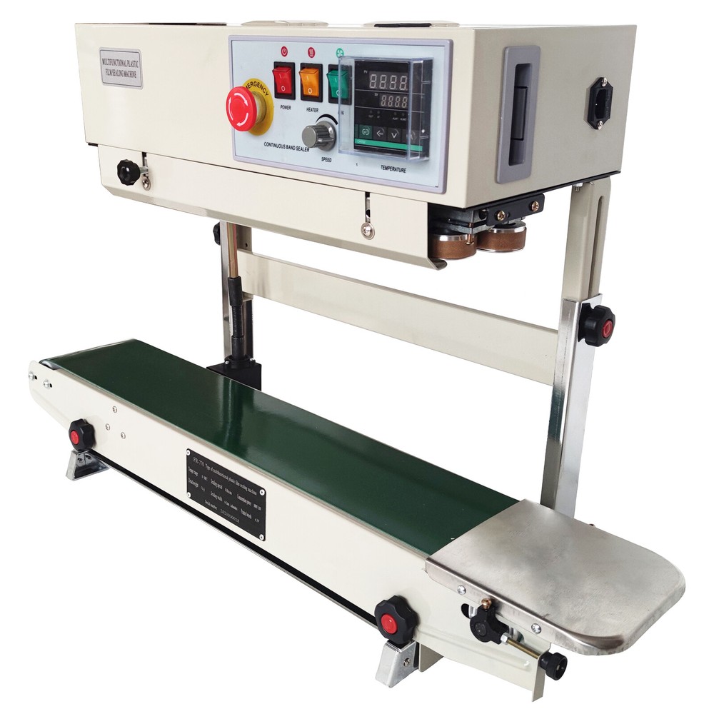 110V Vertical Type Digital Display Continuou Sealer Constant Temperature Control