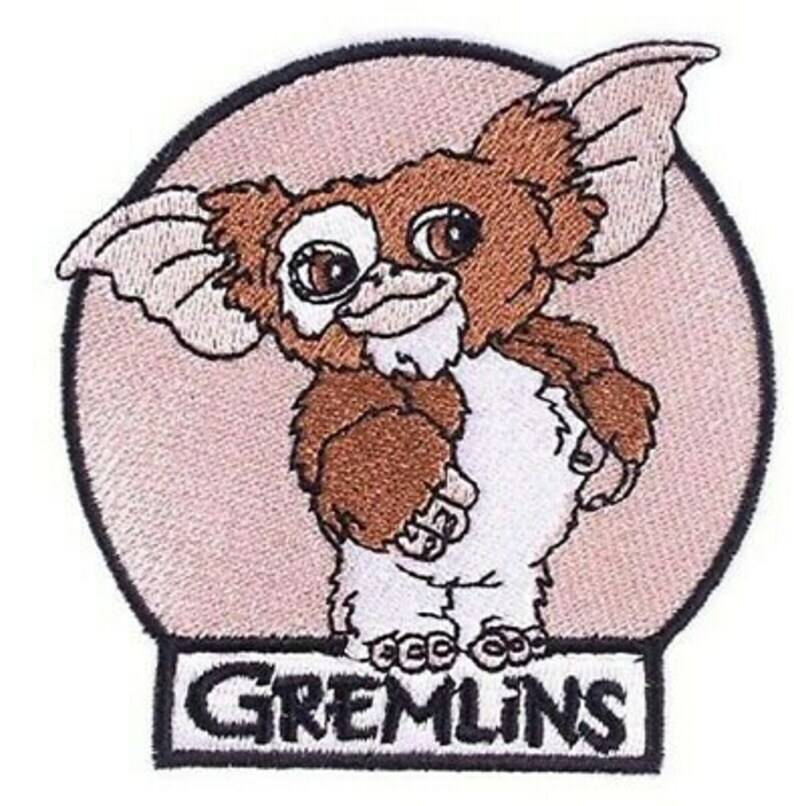 Gizmo, Gremlins, The Motion Picture Embroidered Patch -new