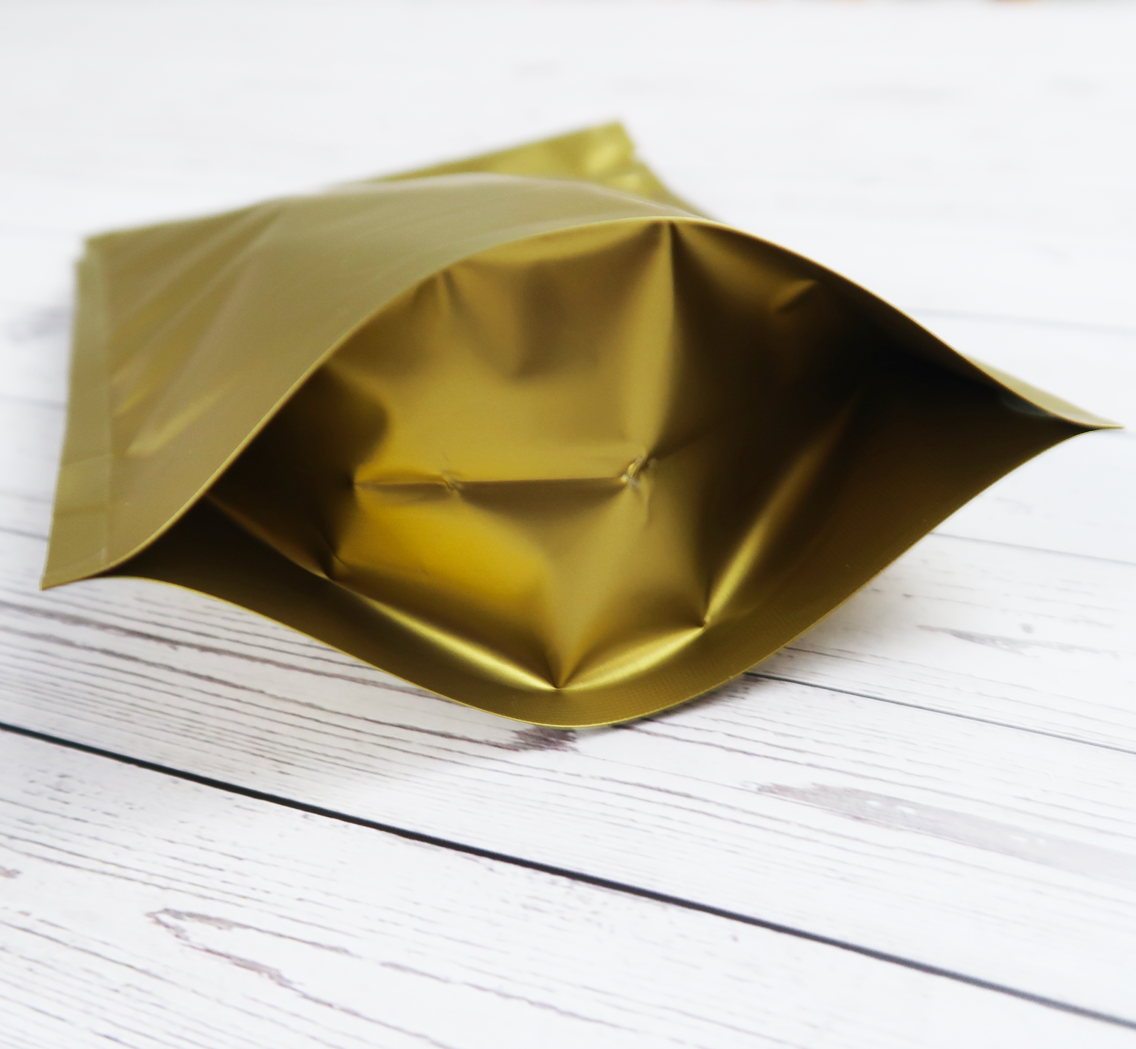 100/500/1000 Gold Mylar Packaging Bags Resealable Candy Cookie Storage Pouch