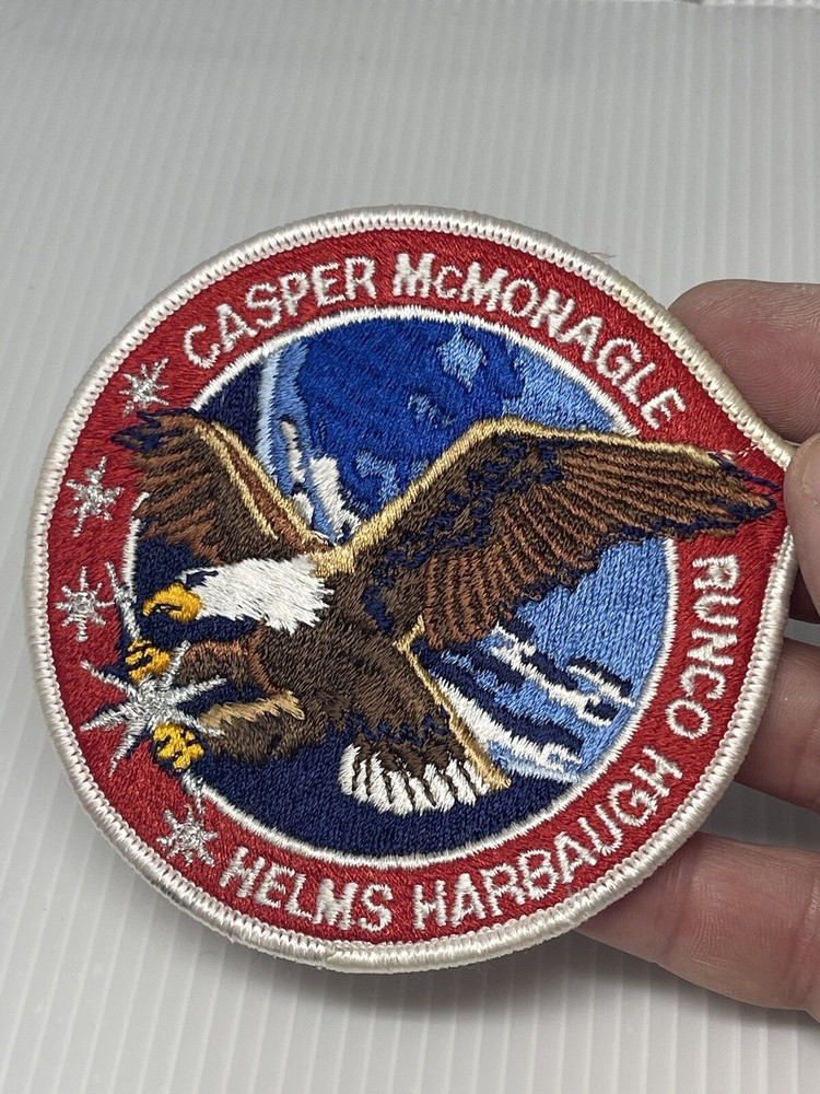 NASA 3” Patch Casper McMonagle Runco Helms Harbaugh American Eagle
