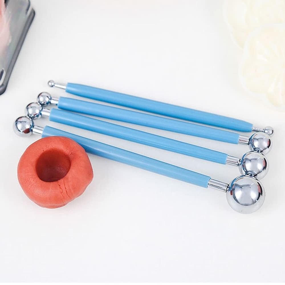31pcs Fondant Cake Modeling Decorating Hand Sculpting Tools Kit for Cookie Ca...