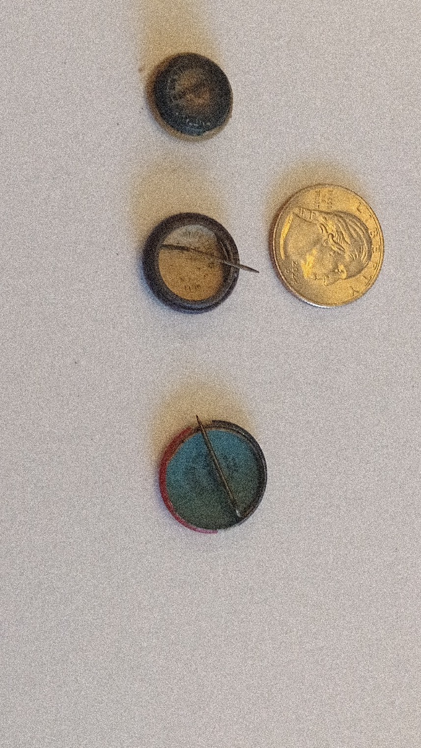 Bundle of 3 Political David Cook St Louis Button Co pins buttons Collection