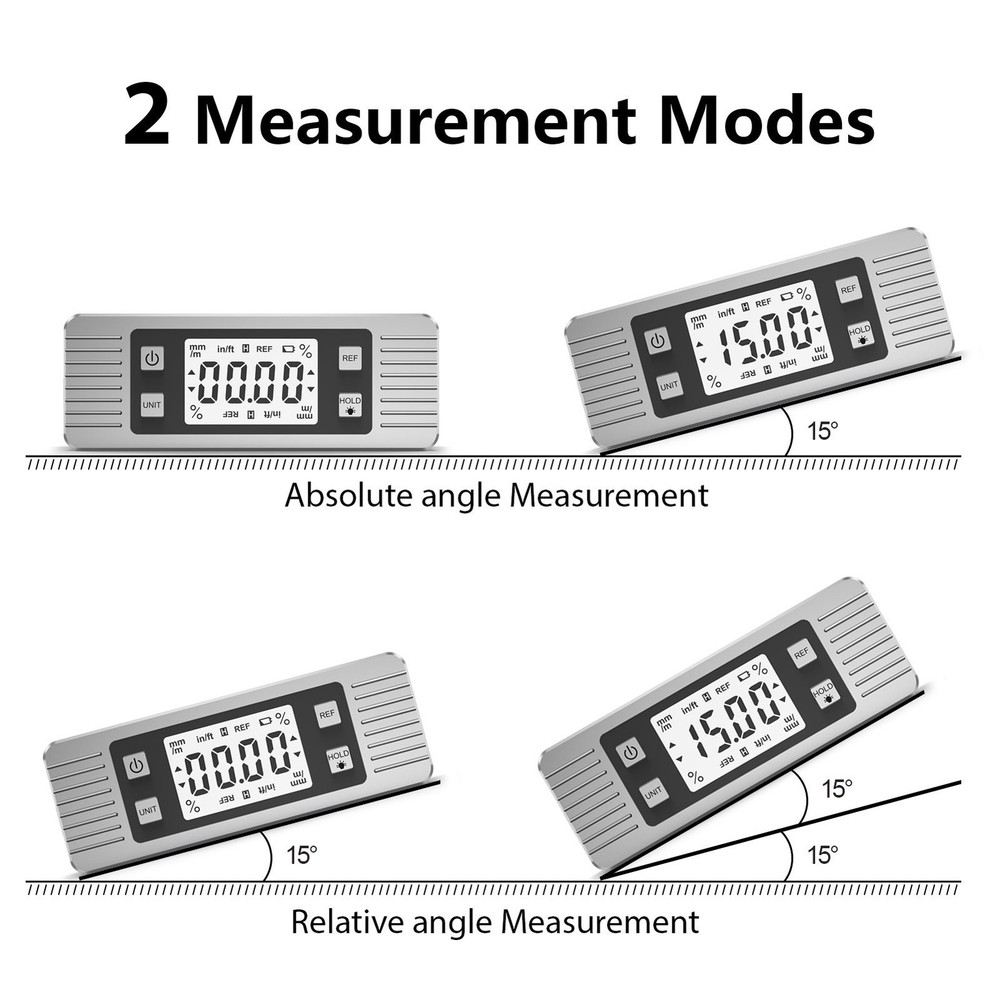 Digital Level Box High Accuracy Multifunctional Portable Magnetic Digital Angle