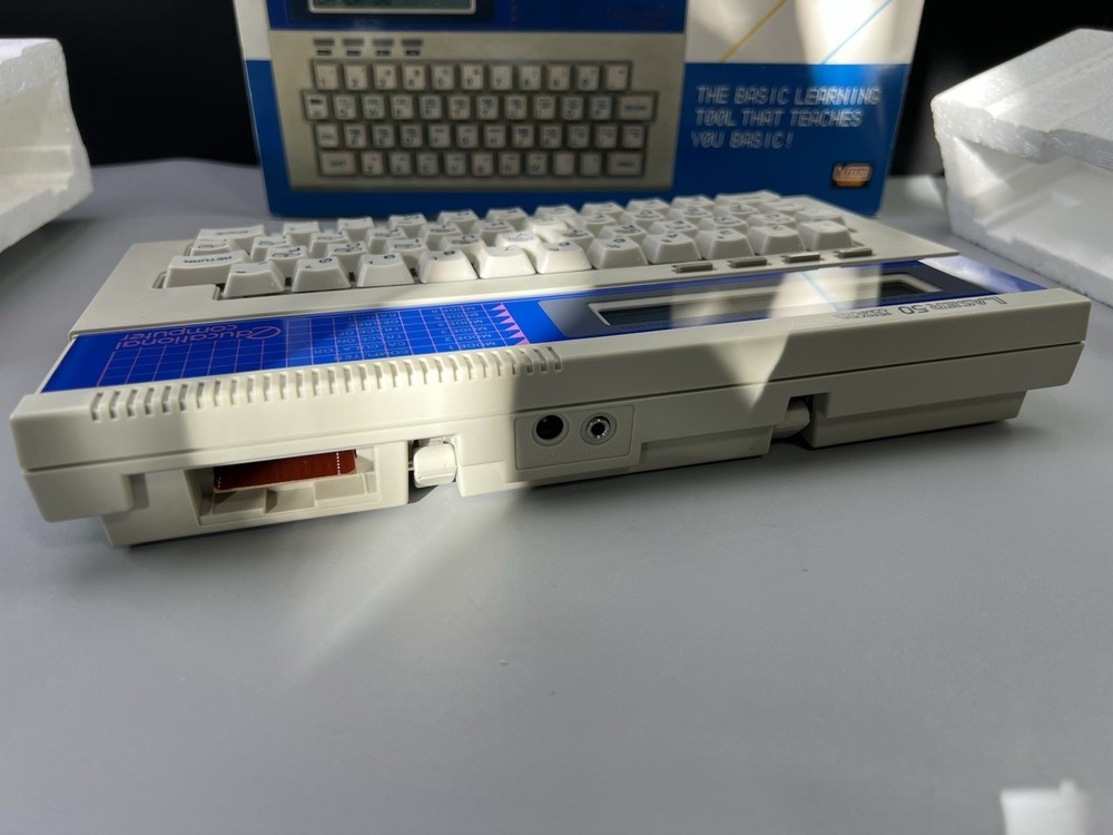 Vintage V Tech Laser 50 Personal Computer Original Box & Manual *Never Used?