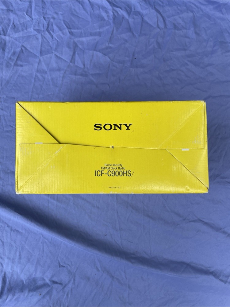 Sony dream machine home security light control system FMAM clock radio,