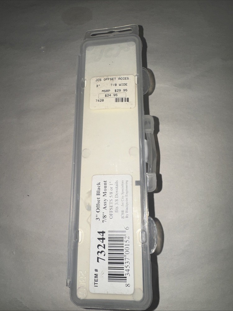 JCS 3” Offset Black 7/8” Assy Mount 73244
