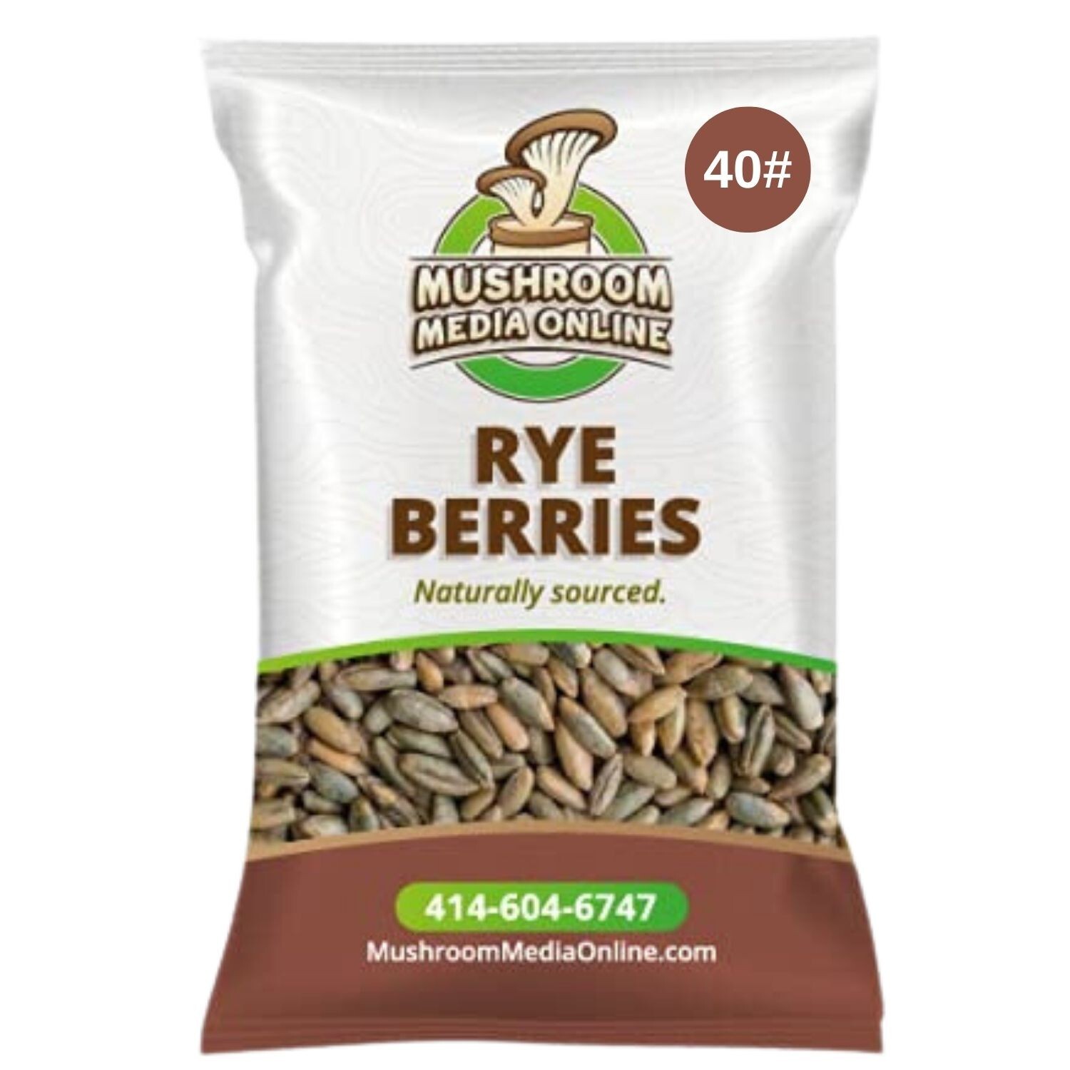 MushroomMediaOnline Whole Rye Berries