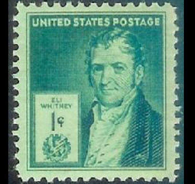 STAMP US SCOTT 889 "E. Whitney" 1 CENT MNH 1940