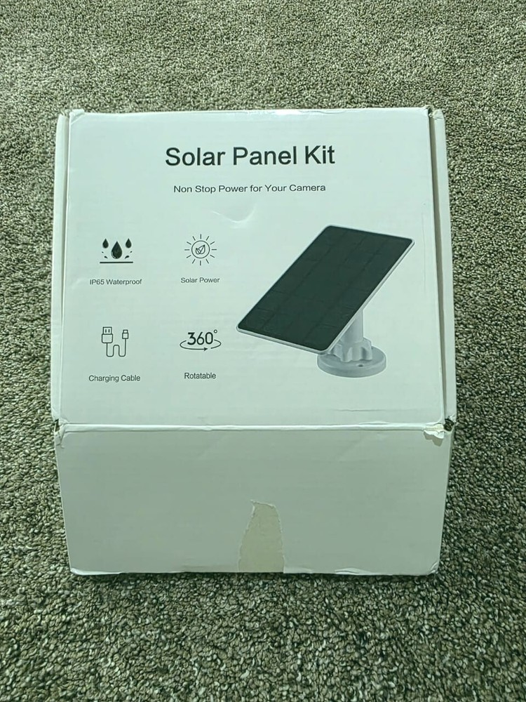 (2) 7"X5" Solar Charging Panel for MICRO USB Camera 5V