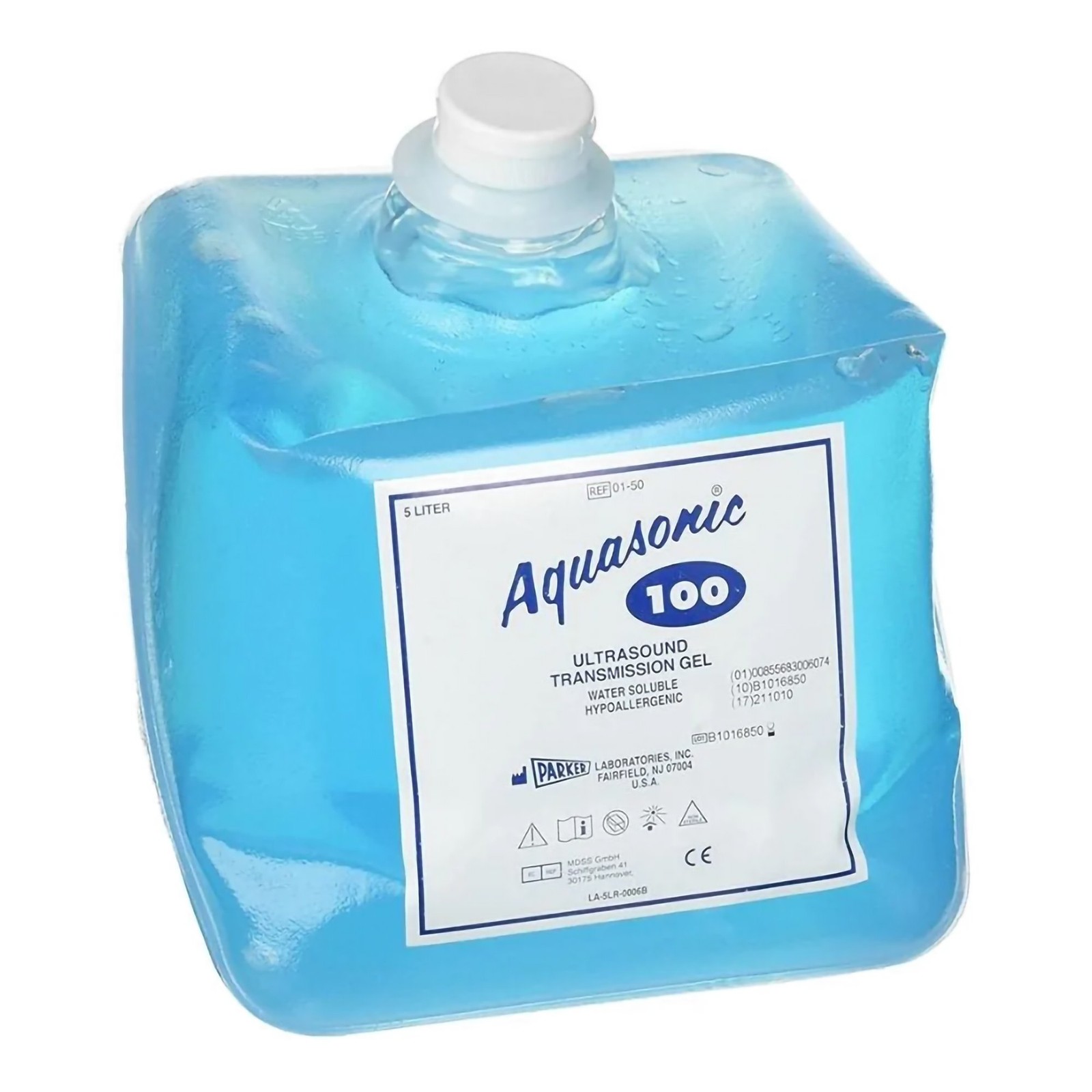 Aquasonic Ultrasound Gel Blue 5 Liter Jug 01-50 (1 Each)
